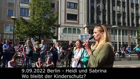 9.09.2022 Berlin - Heidi und Sabrina - Wo bleibt der Kinderschutz?