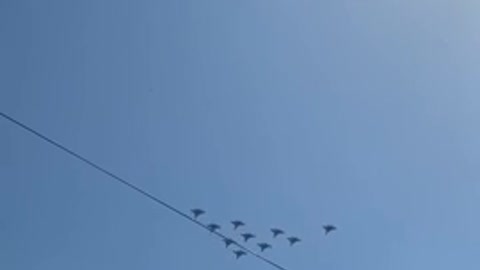 Airplanes in the sky