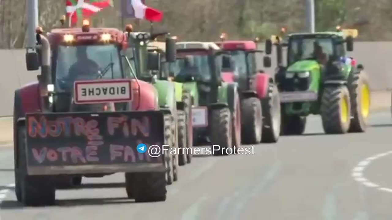 Europe: The Spanish and French farmer are now joining together to BLOCK the border