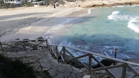 Una tarde en la playa de cala mandia