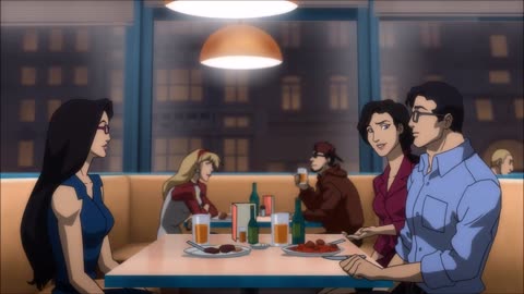 Lois Lane Catches Clark on a Date With Wonder Woman Justice League Throne of Atlantis