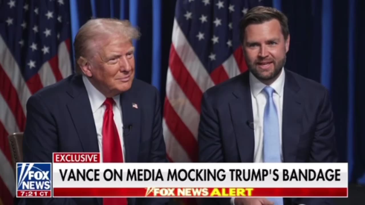 JD Vance on Media mocking Trump's bandage