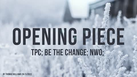 TPC; Be the change; NWO;