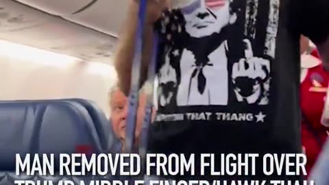 A Florida man was removed from a Delta Airlines flight over a t-shirt