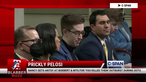 Nancy Gets Antsy At Boebert & MTG For "You Killed Them" Outburst During SOTU