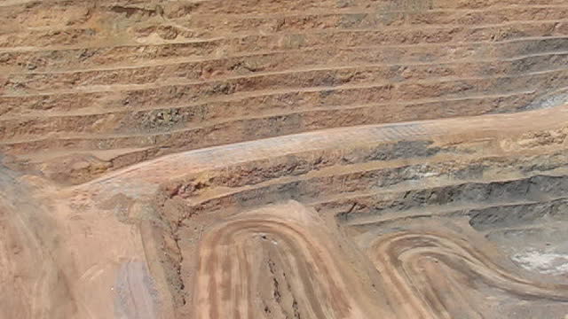 open pit mine blast