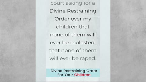 Prayer for Protection of Your Children