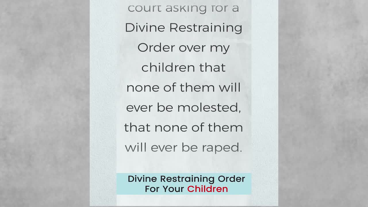 Prayer for Protection of Your Children