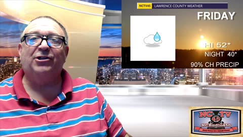 NCTV45 LAWRENCE COUNTY 45 WEATHER FRIDAY APRIL 12 2024