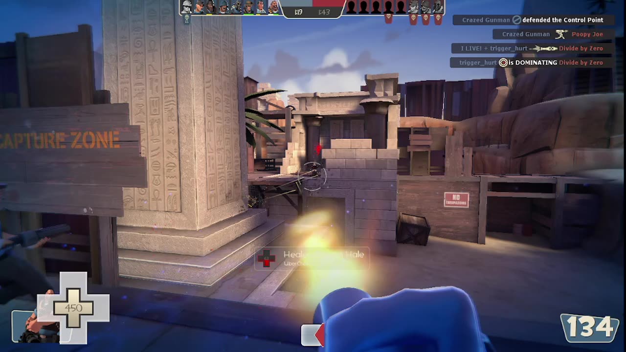 Team Fortress 2 - King of the Hill - Lakeside - Heavy - Practice mode