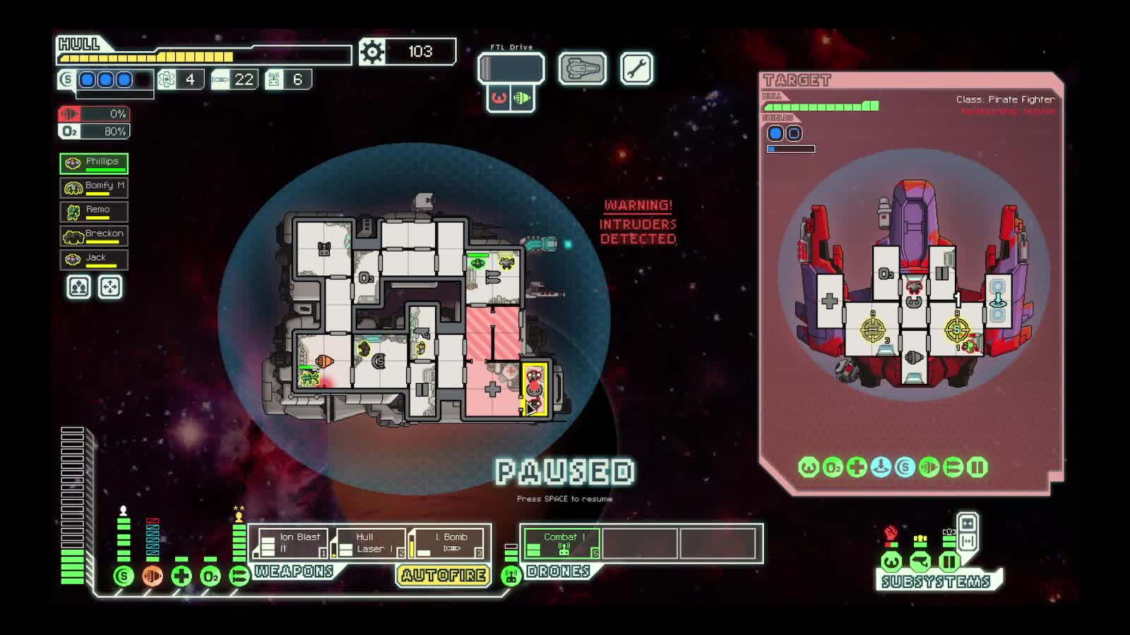 FTL: Fast Space Game One death and done