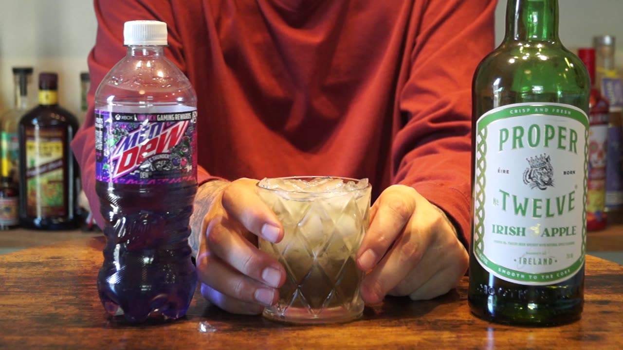 Proper 12 Irish Apple Whiskey & Mtn Dew Purple Thunder