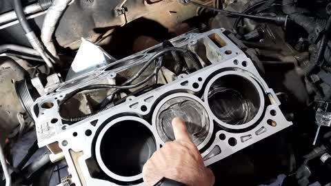 Sequencia de inginisão e pistão gemio do V6 Kia e Hyundai