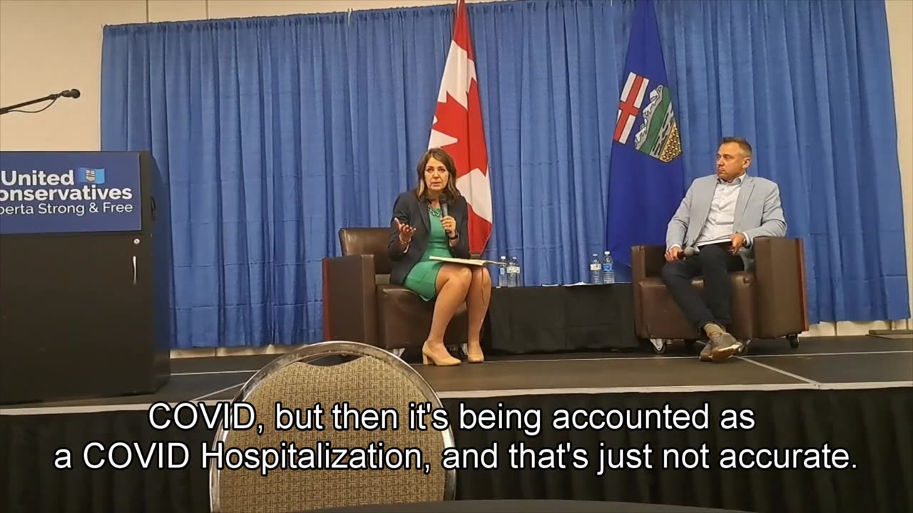 Premier Danielle Smith ADMITS to FRAUDULENT COVID 'cases' - "60 DAYS."