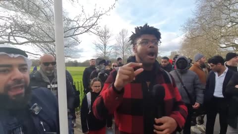 Sheikh Has No Answers At Speakers Corner