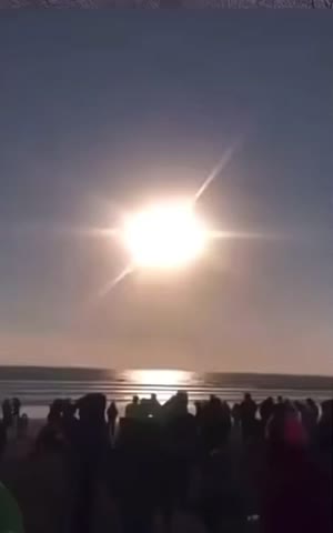 Solar eclipse captured in Argentina