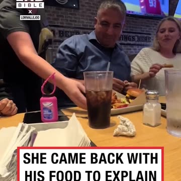 Pranking my dad at dinner 😳