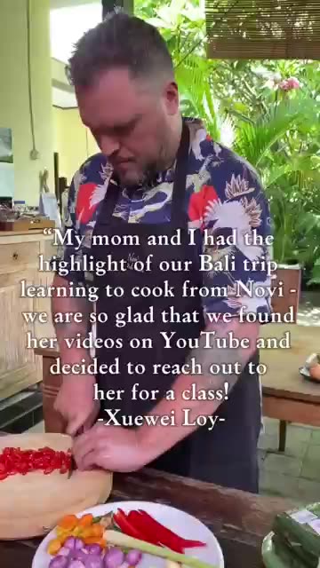 Master authentic Balinese recipes for the Professional chef and Cook-Private cooking classes🙏🏽😊