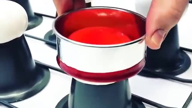 Preparing Chocolate Desert