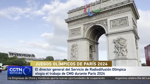 Director general del Servicio de Radiodifusión Olímpica elogia el trabajo de CMG durante Paris 2024