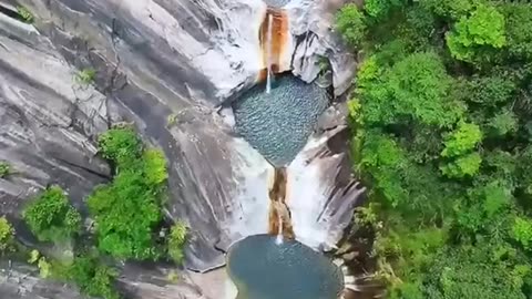 Beautiful waterfall in forest