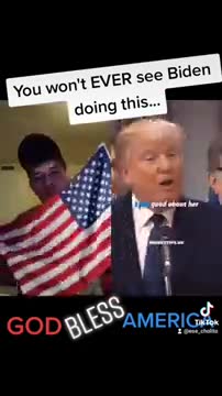 You won't EVER see Biden doing this...