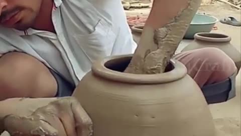 Art from Mud pottery