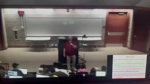 professor just blatantly said men “who won’t vote for Kamala” should be lined up and SH0T