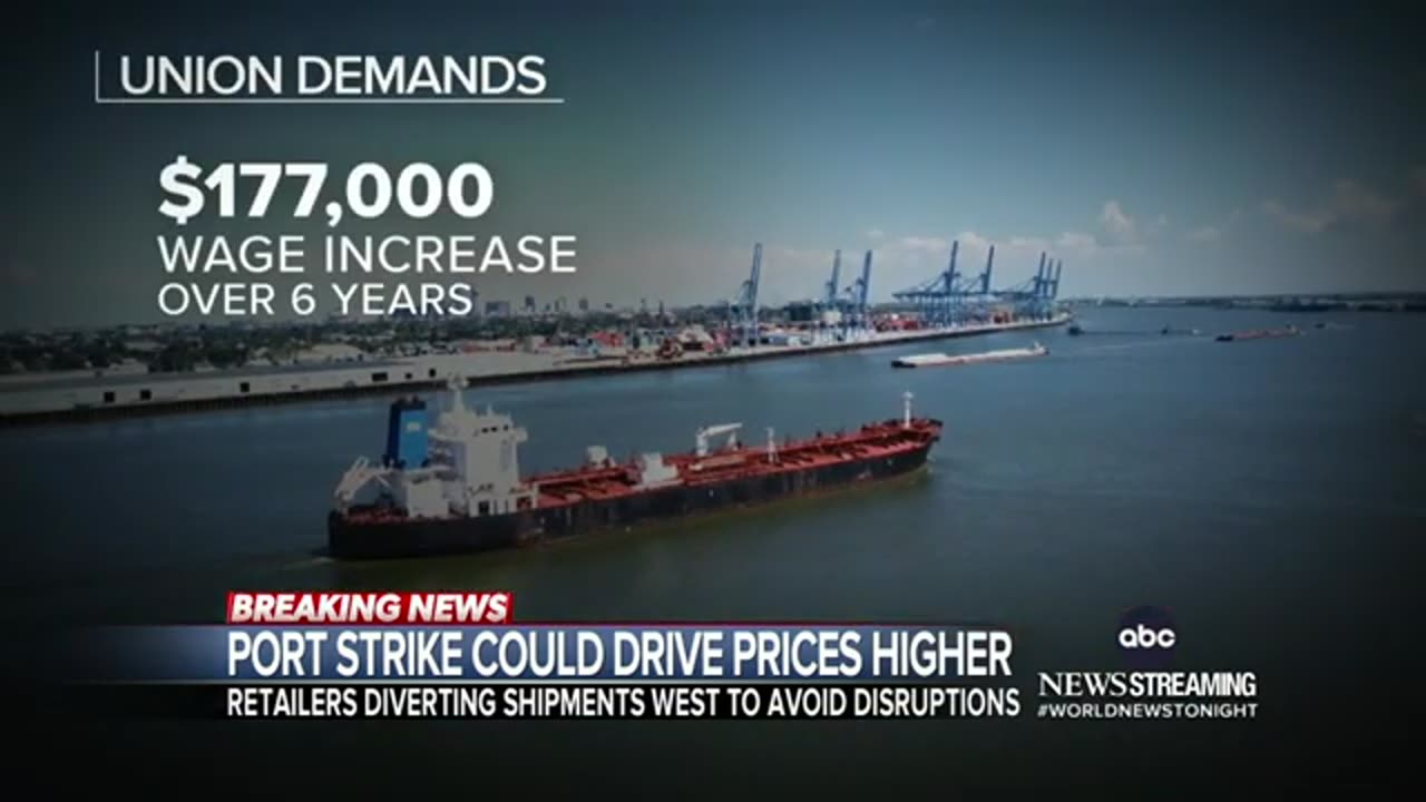 Dockworkers strike at US ports may create new shortages