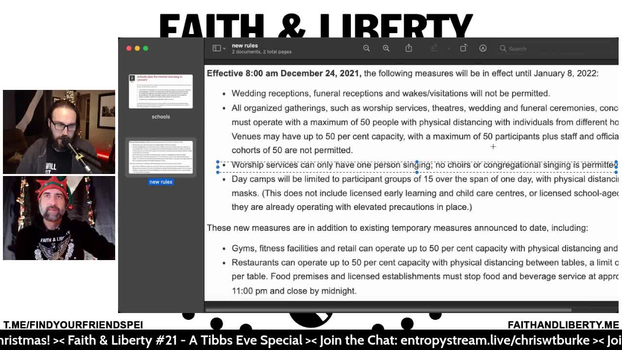 Faith & Liberty #21 - A Tibbs Eve Special - w/ lots of Friends!