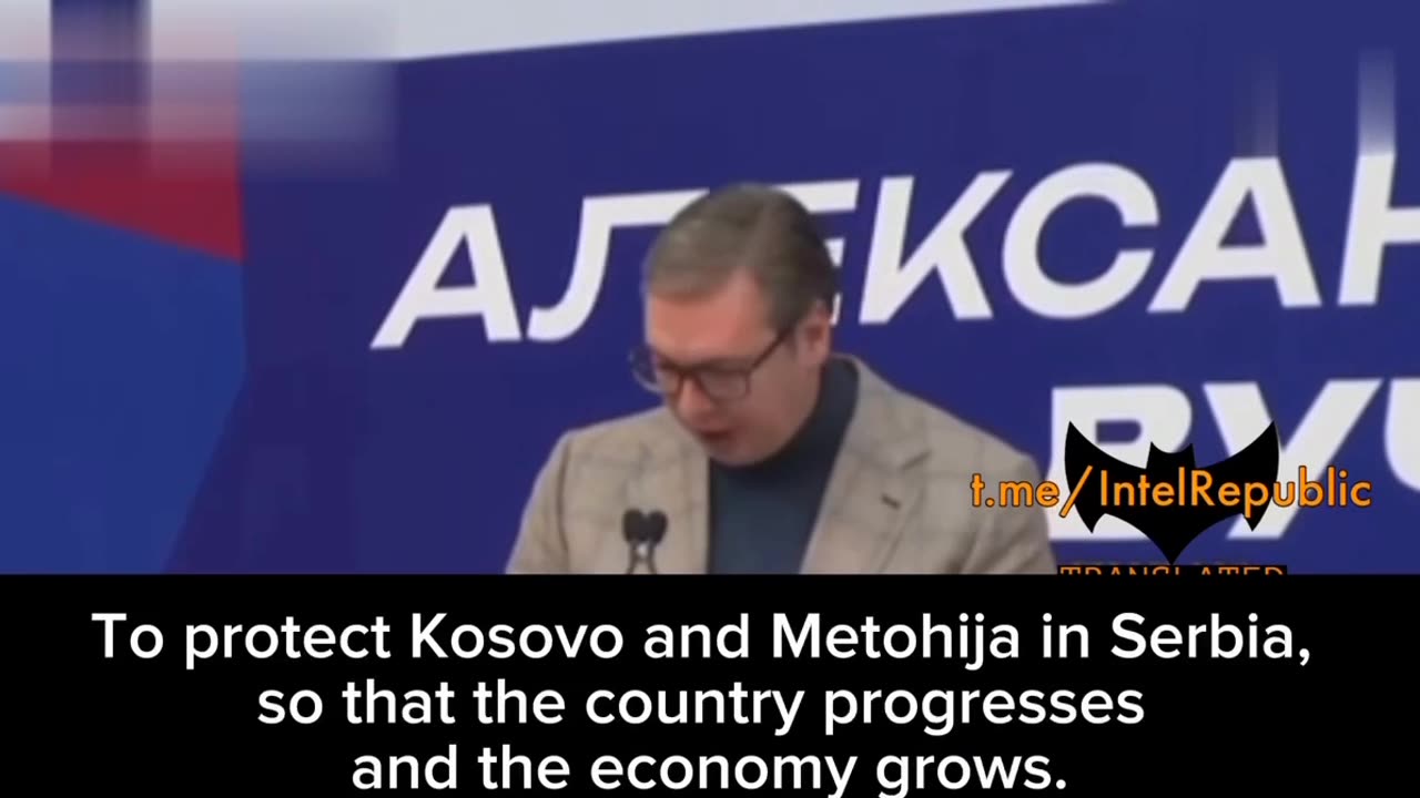 President Aleksander Vucic of Serbia, on Western involvement in Ukraine