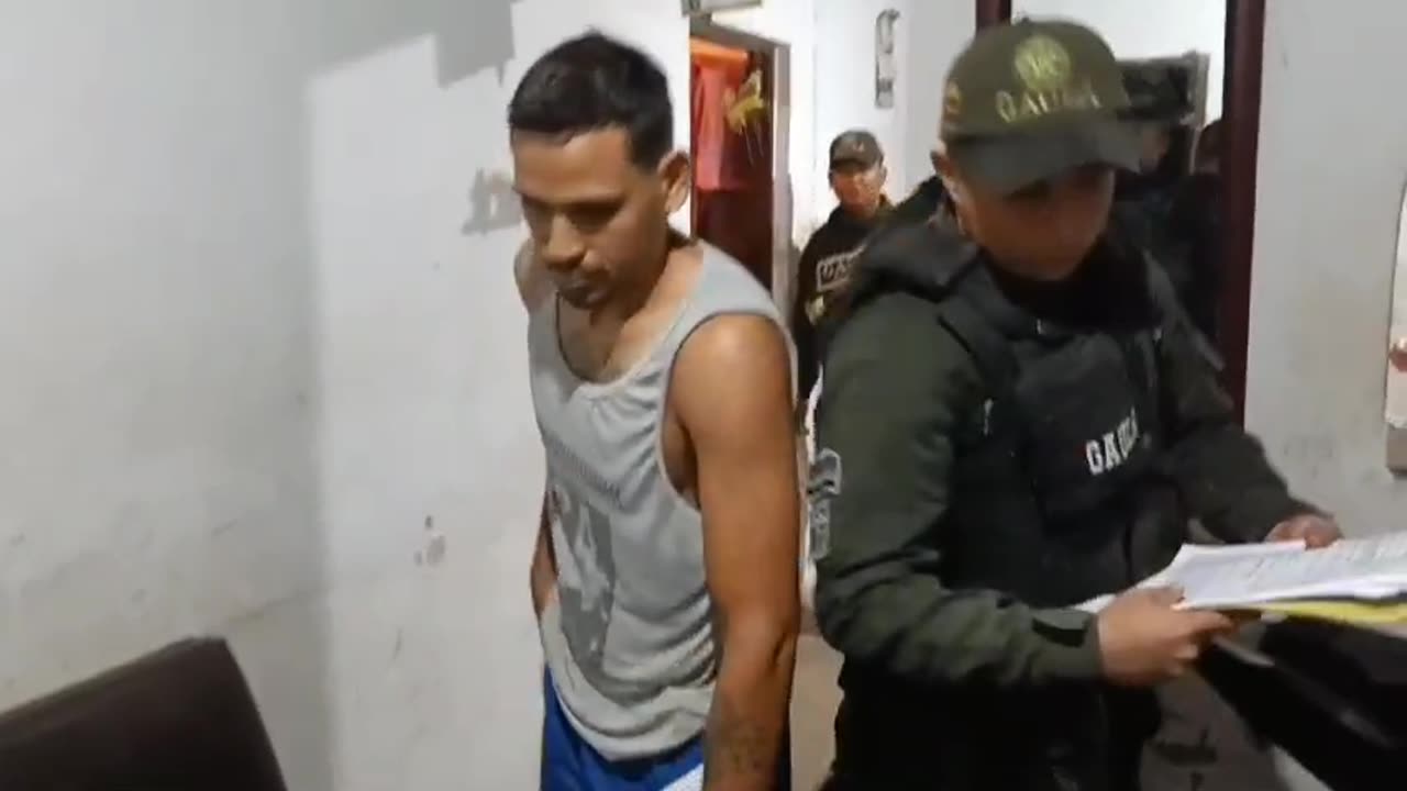 Captura de delincuentes en Bolívar