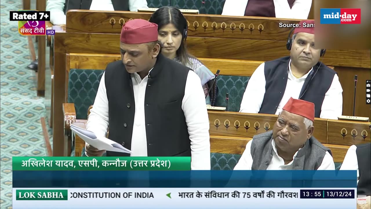 “82 cr people surviving on govt ration,” Akhilesh Yadav slams Centre in Lok Sabha