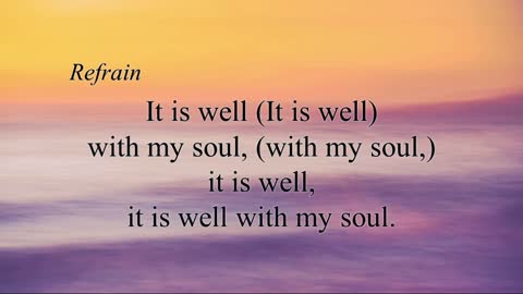 It Is Well With My Soul