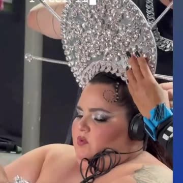 jew orchestrated performed this degenerate Last Super parody to insult Christians on the world stage