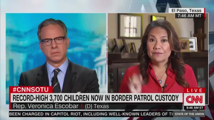 Jake Tapper And Rep. Veronica Escobar Discuss The Border Crisis