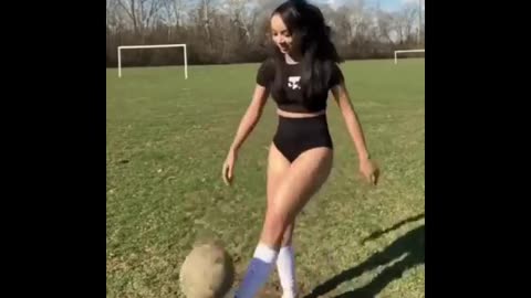 Who said girls can't play football?