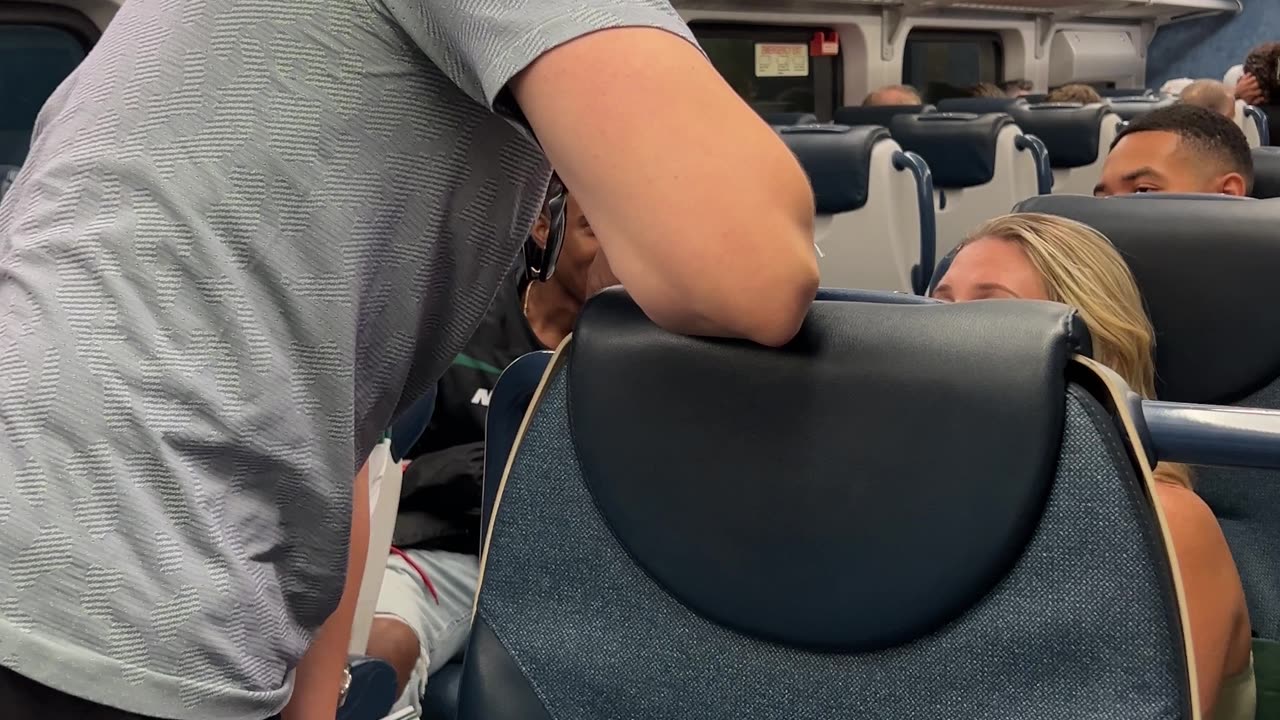 Woman on Train Accosts German Tourists