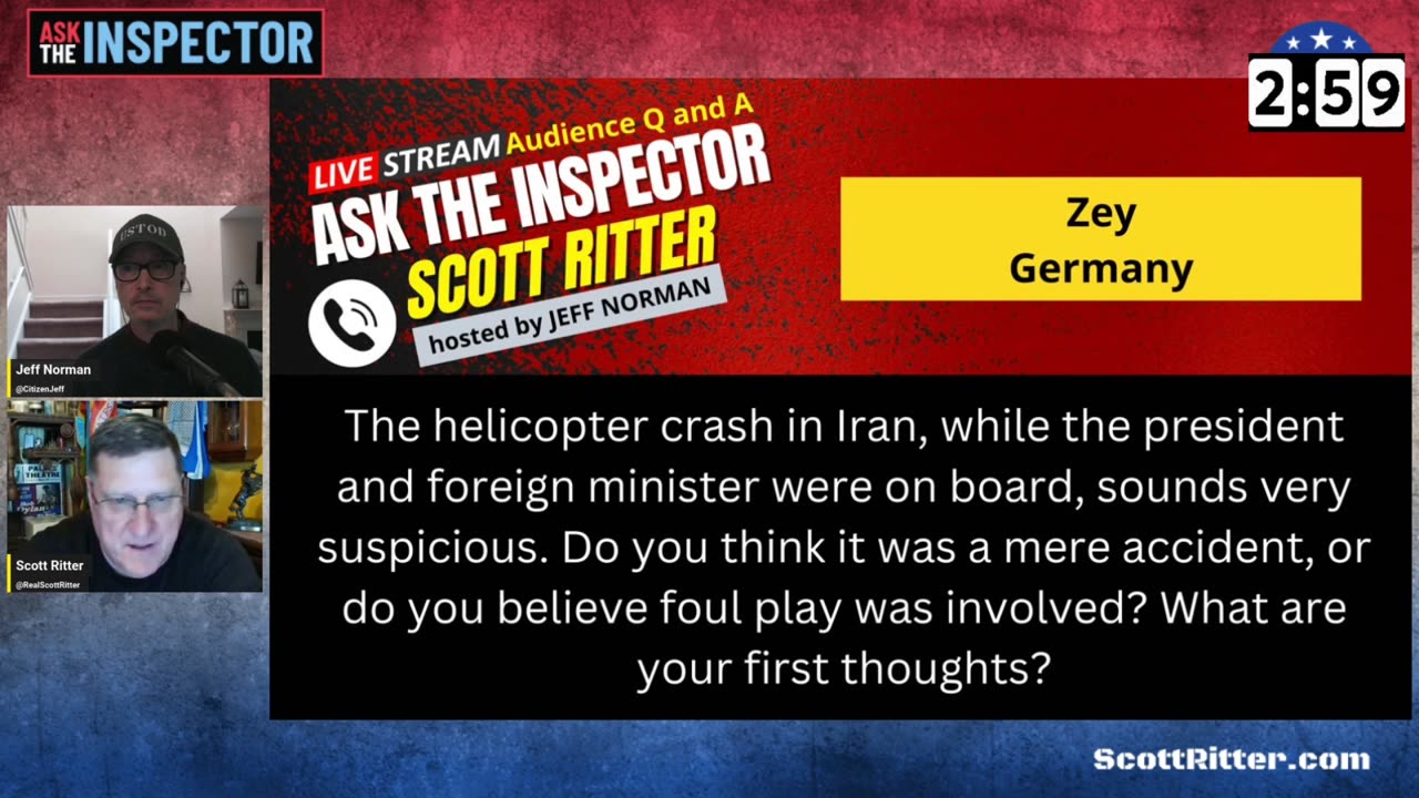 Israel Isn't That Good-- Scott on the Tragic Helicopter Accident in Iran