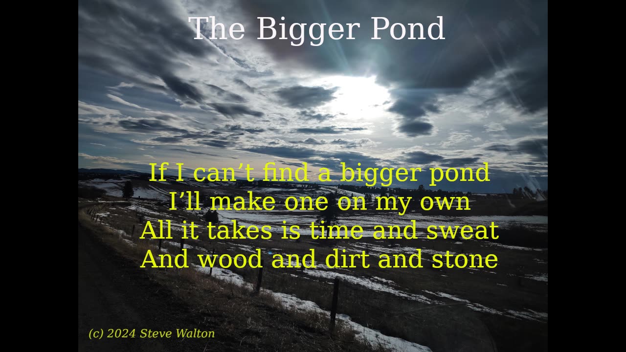 The Bigger Pond