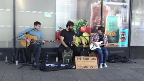 Busketeer Band Busking in the Ocean City 19th October 2018. 4.