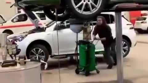 Its his first day on the job