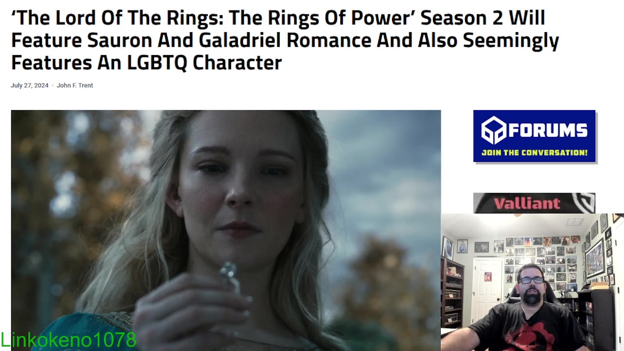 Rings of power featuring Romance between Sauron and Galadriel and possible LGBTQ+ character