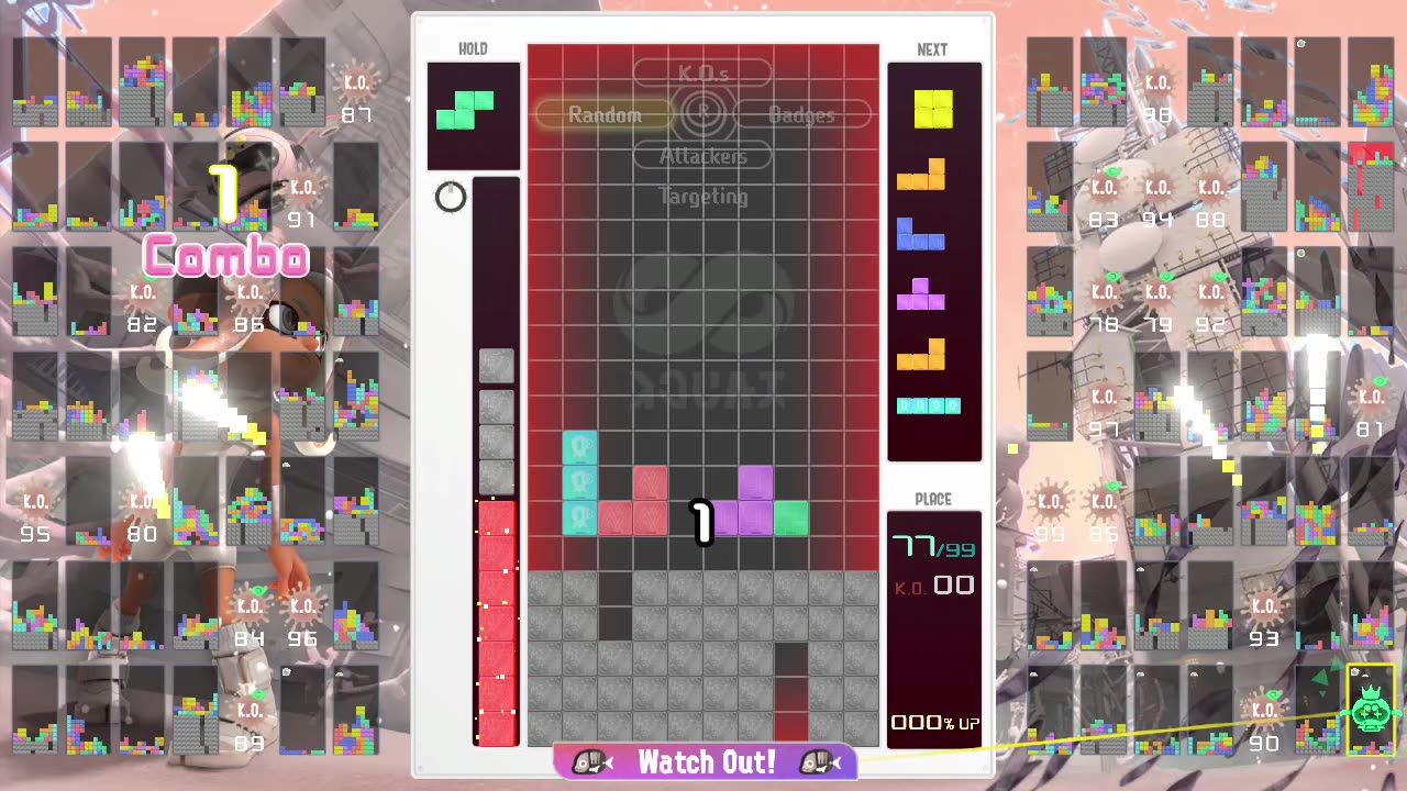 Tetris 99 Splatoon 3