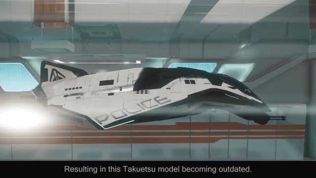 Star Citizen Subscriber Flair 14 - Takuetsu Aegis Avenger model