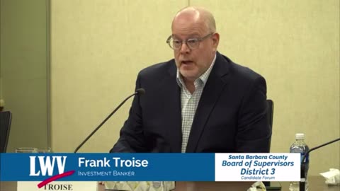 Frank Troise Opening Statement at Goleta Forum 1/24/24