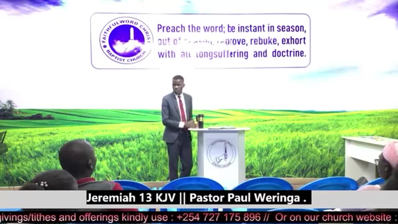 10.09.2024 Jeremiah 13 | Pastor Paul Weringa, Faithful Word Christ Baptist Church