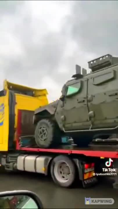 Portuguese NATO equipment standing in Romania