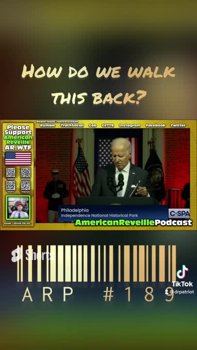 How do we walk this back?! #bidenspeech #podcast #clip #commentary #reaction #shorts