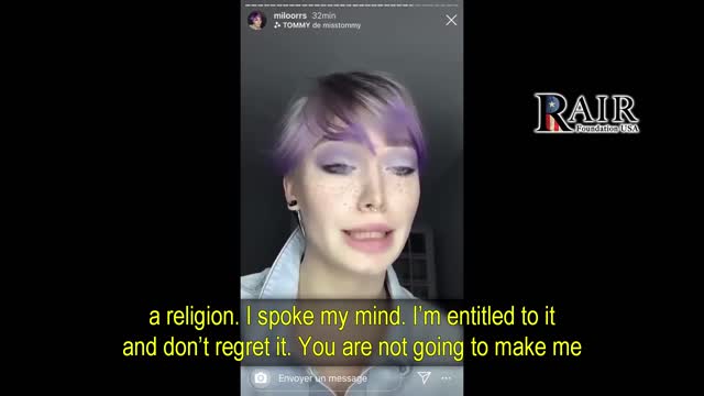 France: Gay Teen Girl 'Mila' Threatened With Murder, Rape and Acid Attacks For Criticizing Islam